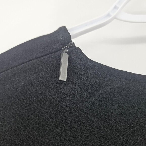 Tibi Hampden Asymmetrical Blouse Top Black Women’s Size 10 NEW Party Evening - Picture 6 of 11